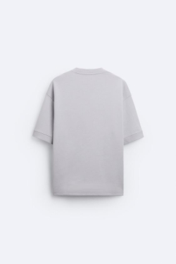 ZARA ТОЛСТОВКА ИЗ ПЛОТНОЙ ТКАНИ, СВЕТЛАЯ МАЛЬВА