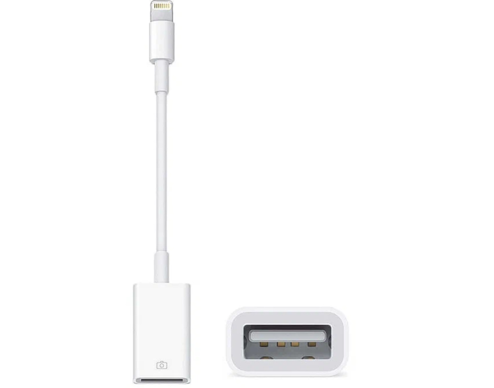 Переходник Yesido GS10 Lightning OTG для Apple, USB2.0 Super fast Data Transmission, Белый