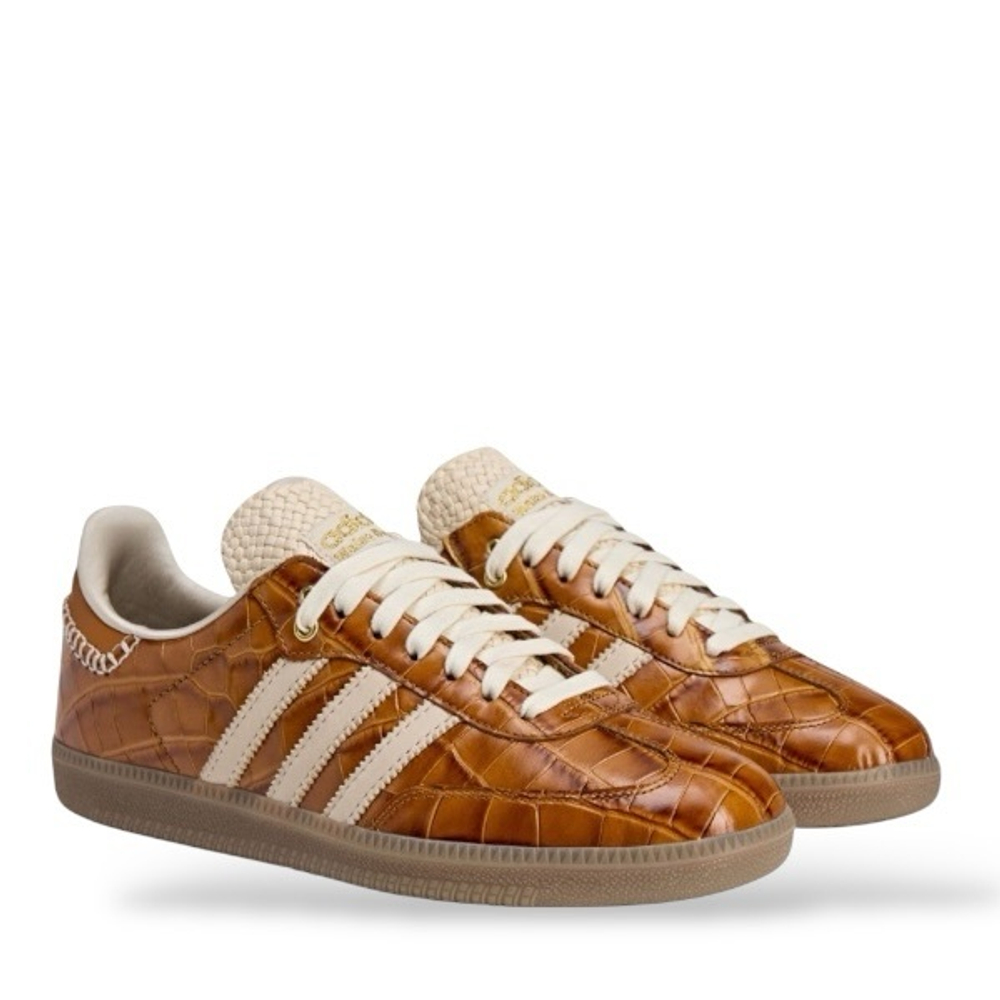 ADIDAS SAMBA X WALES BONNER CROC NIGHT BROWN