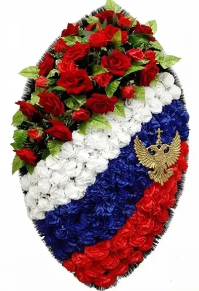 Ритуальный венок на возложение №06