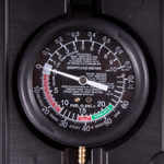 AFFIX (AF12030003C) Вакуумметр, от -1 до 1 бар, комплект адаптеров, кейс, 5 предметов