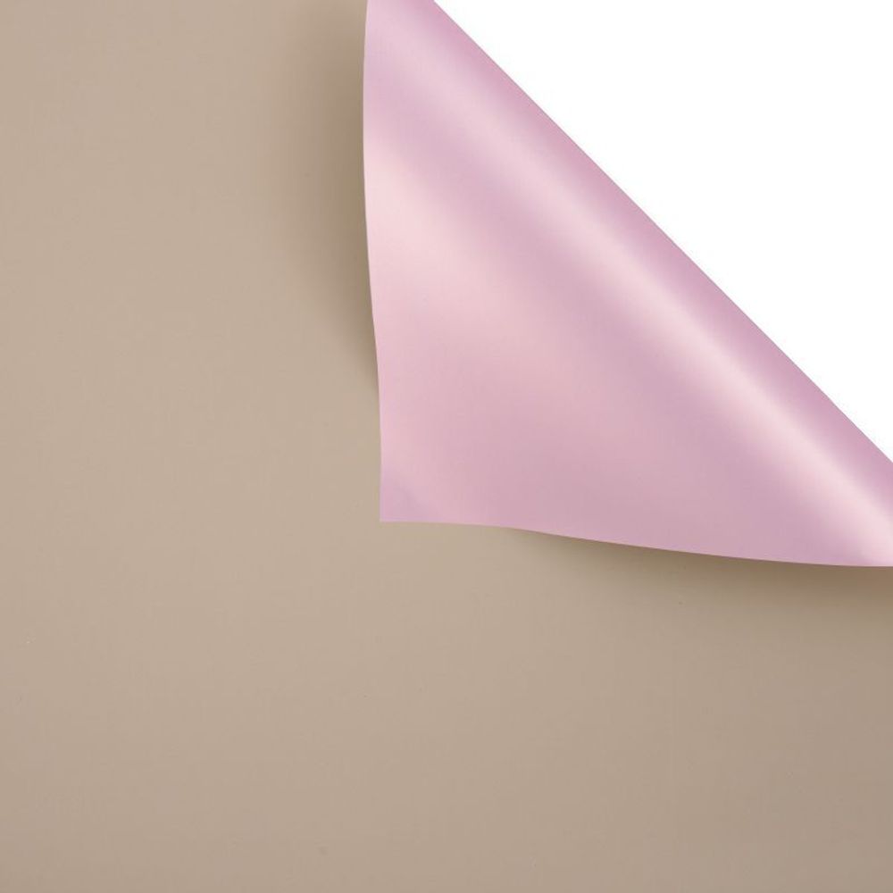 Пленка 58см*10м РОЗОВОЕ ЗОЛОТО/СВЕТЛО-КОРИЧНЕВЫЙ