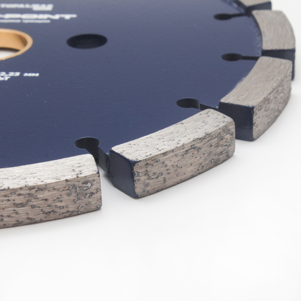 Диск алмазный TOPALMAZ TUCK POINT для бетона, диаметр 180/230 мм, посадочное 22,23/25,4 мм, высота сегмента 10 мм