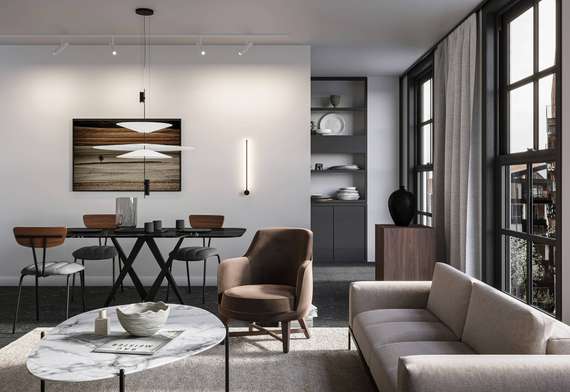 Обеденный стол Como 180х90 см, черная керамика