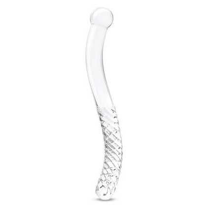 Стеклянный фаллоимитатор 11’’ Glass Pelvic Wand Double Ended - 28 см.