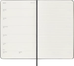 Еженедельник на 2025 год Moleskine Classic WKNT (DHB12WN3) 13x21см твердая обложка черный