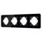 Рамка стеклянная FRM-OMALI-GS-4-BK Arlight 049701