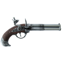 Denix Пистоль 3-х ствольный, системы Флинтлок, Франция 18 в.