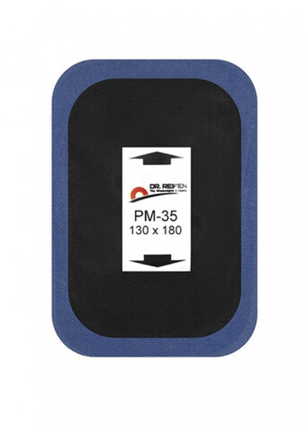 Пластырь для холодной вулканизации шин 130х180мм 10 шт.