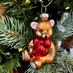 Мишка с бантом, ёлочное украшение [Арт. 55541]