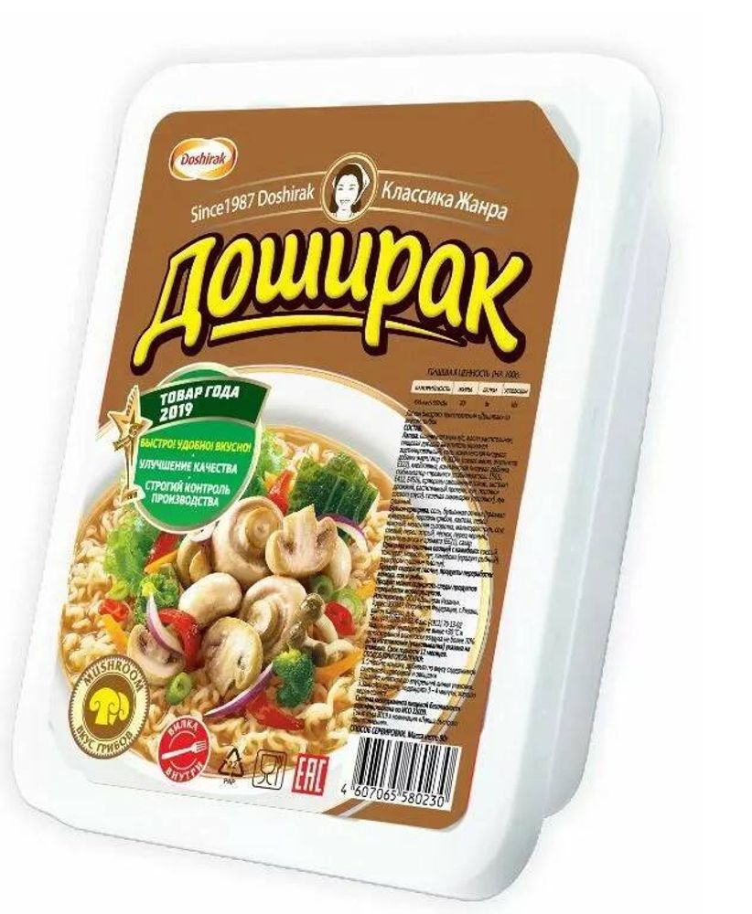 Лапша Доширак со вкусом грибов 90 г