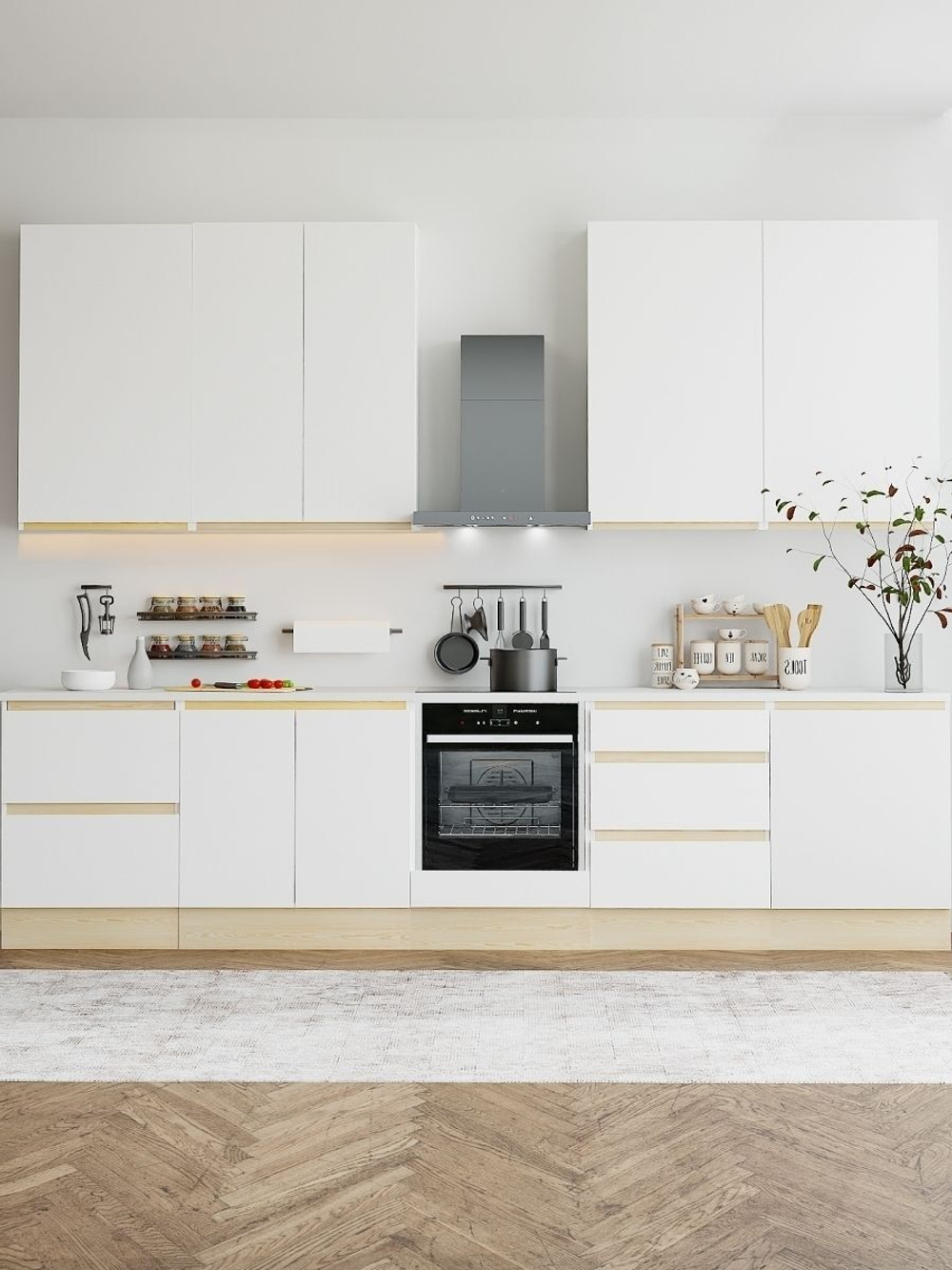 Навесной кухонный модуль Виола, 60 см, правый