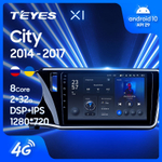 Teyes X1 10,2" для Honda City, Grace 1  2014-2017
