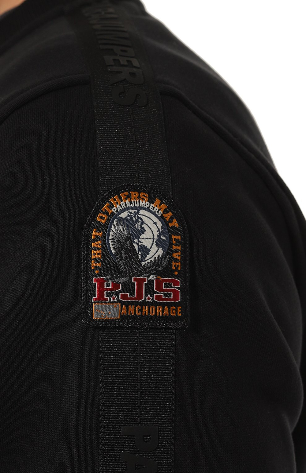 Свитшот муж. PARAJUMPERS ARMSTRONG 541 (черный)