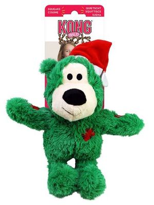 Игрушка для собак KONG Holiday Wild Knots Мишка, в ассортименте