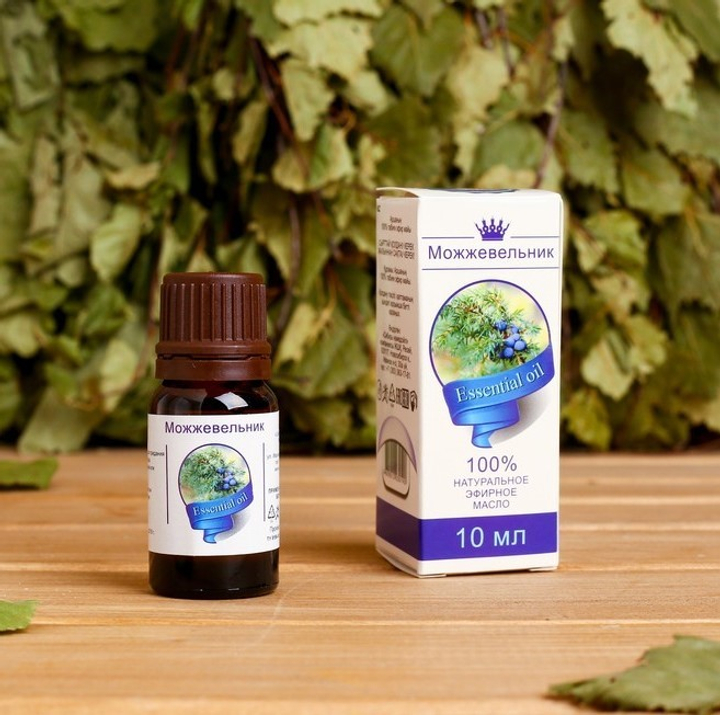 Масло эфирное Можжевельник, флакон-капельница, 10 мл