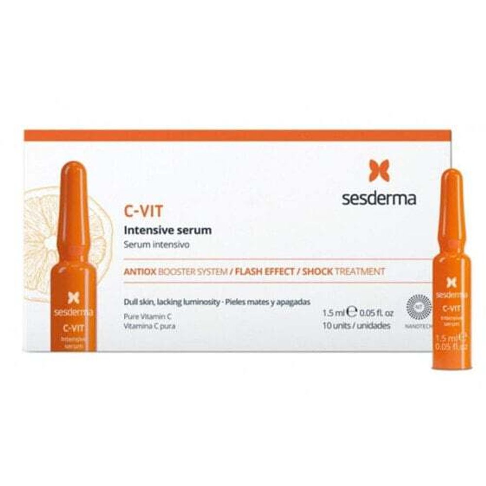 Сыворотки, ампулы и масла Антиоксидантная сыворотка C-VIT intensive Sesderma 9080-46169 (1,5 ml) 2 ml 1,5 ml