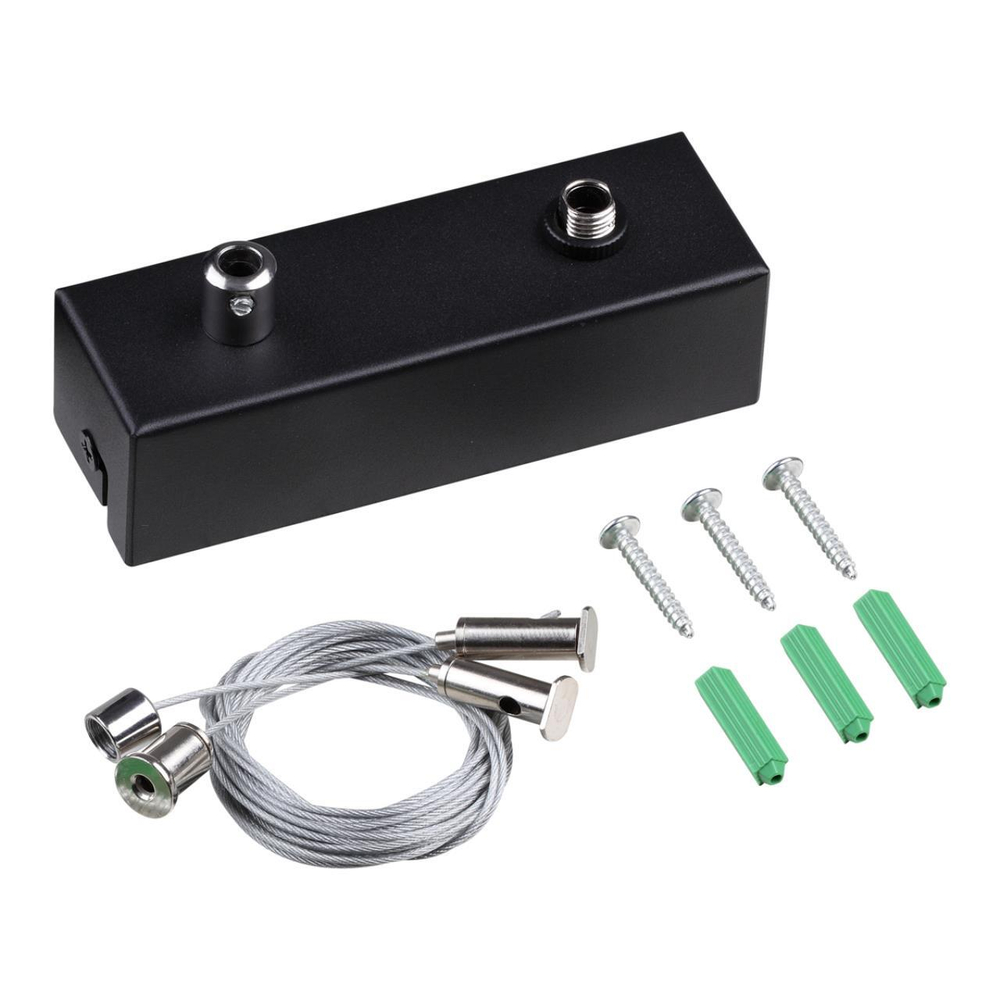 359615 OVER NT25 000 черный Подвесной комплект с базой, длина тросов 2 м IP20 FATTO