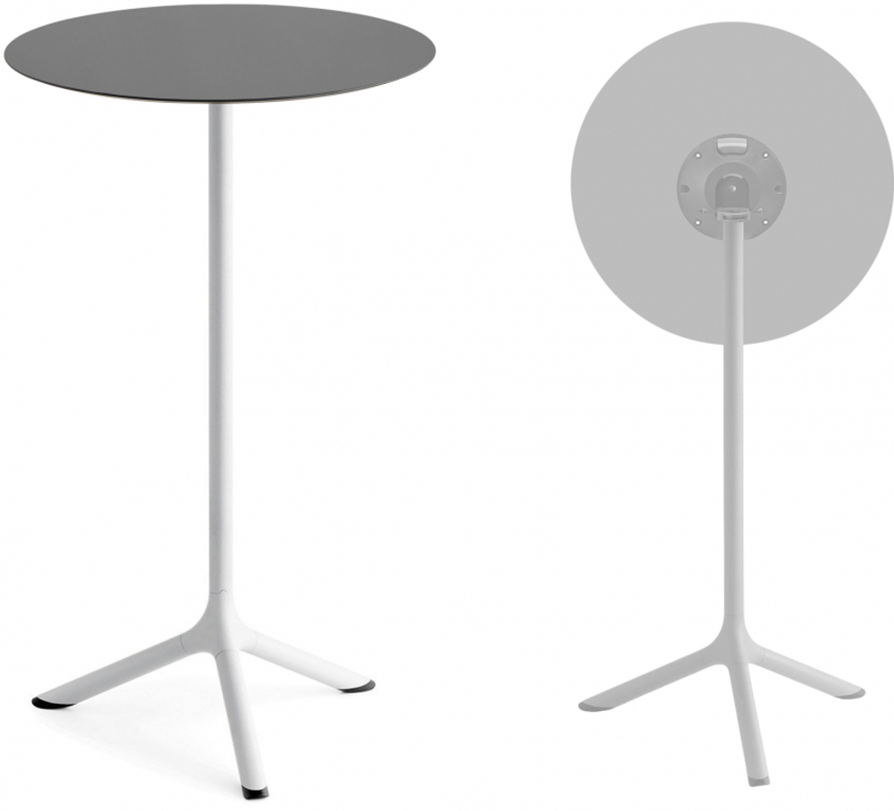 Стол ламинированный барный складной Scab Design Tripe Folding, белый, антрацит