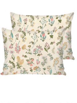 Постельное белье перкаль Сказка "Ботаника" евро  Наволочка 50х70 см 2 шт Простынь на резинке 180x200 см Пододеяльник 200x215 см