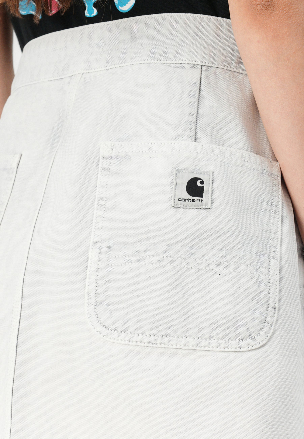 Carhartt WIP EMERY - Юбка со складкой - Чёрный