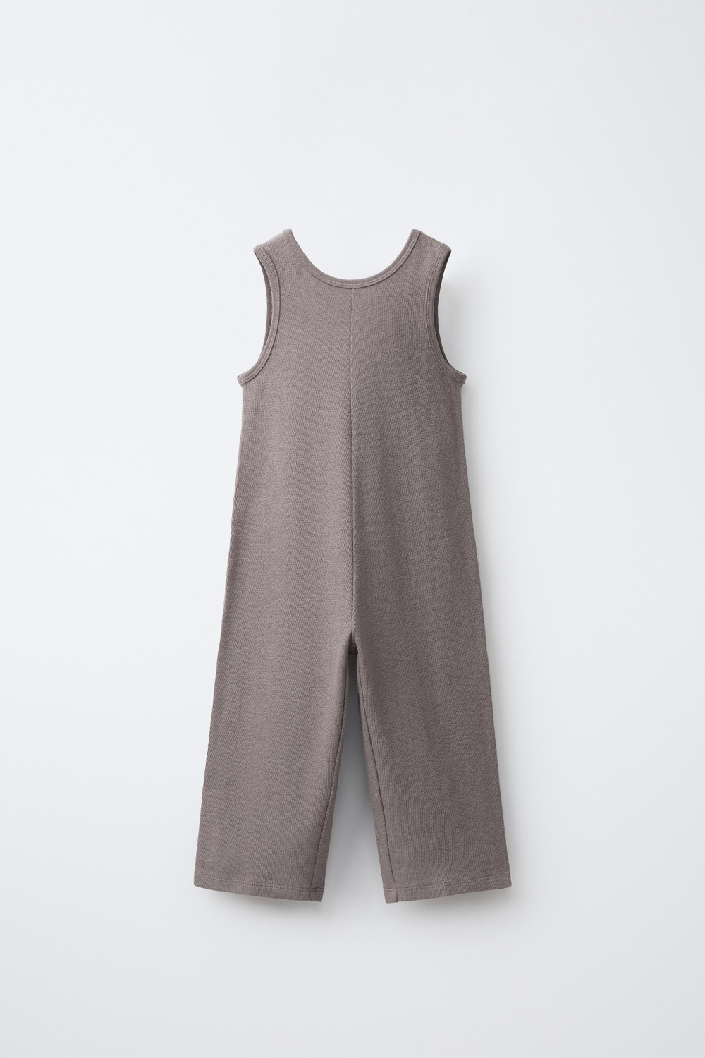 ZARA ОДНОТОННЫЙ КОМБИНЕЗОН, СЕРОВАТО-КОРИЧНЕВЫЙ