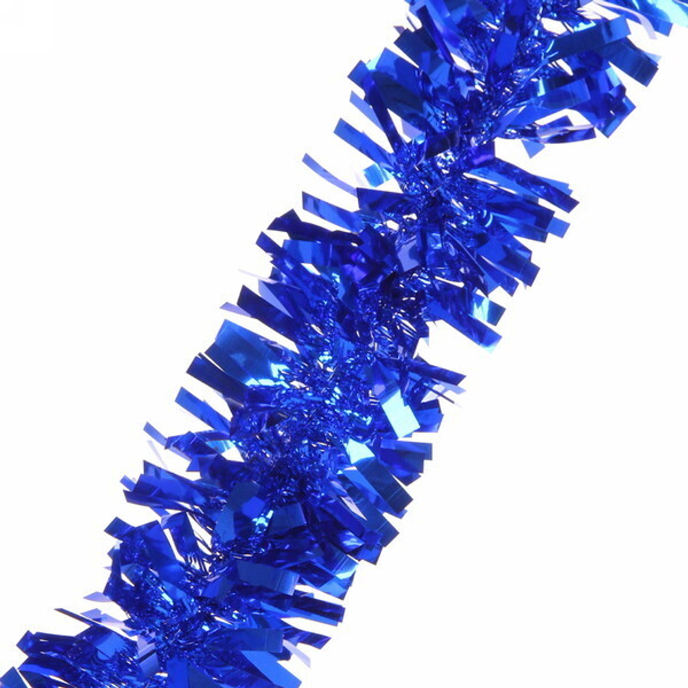 Мишура 2м 7см «Золотые блики», Синий