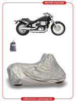 Чехол на мотоцикл HONDA SHADOW 750 со спинкой и кофром