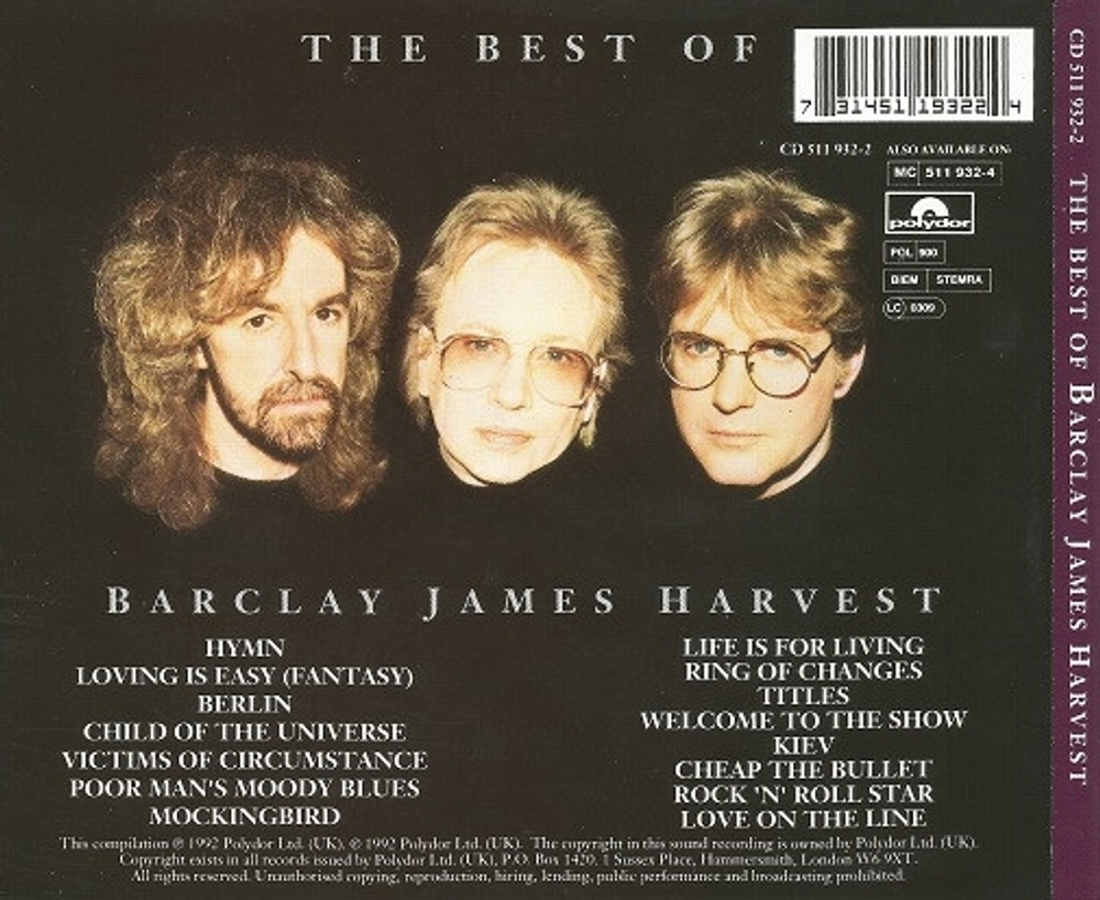 Barclay James Harvest / The Best Of B.J.H (CD)