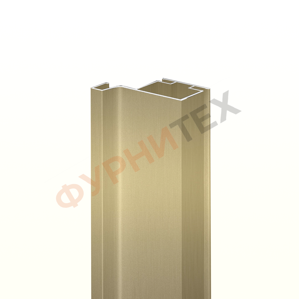 Алюминиевый рамочный врезной профиль для фасадов, Латунь купить с доставкой, Казахстан
