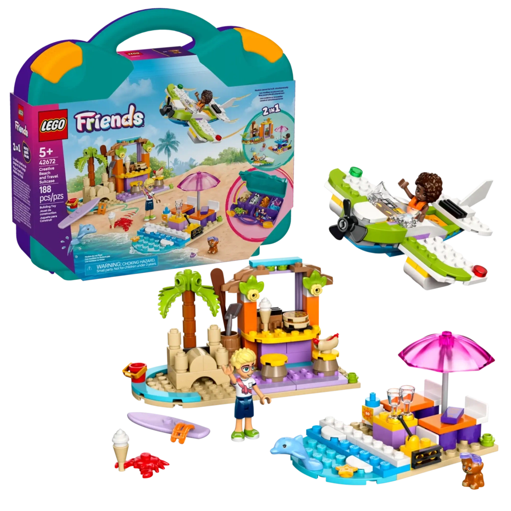 Конструктор LEGO Friends 42672 Креативный пляжный и дорожный чемодан