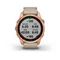 Умные часы Garmin FENIX 7S Sapphire Solar титановый цвета розовое золото с песчаным кожаным ремешком