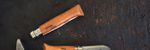 Нож туристический Opinel №9, углеродистая сталь, рукоять из дерева бука, 113090