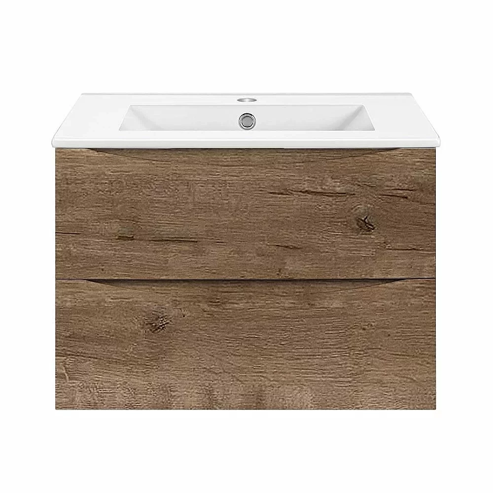 Тумба с раковиной Vincea Mia Slim 600 V.Oak