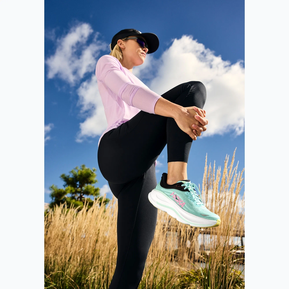 Женские кроссовки для бега HOKA Bondi 9 blue spark/mint fluorite