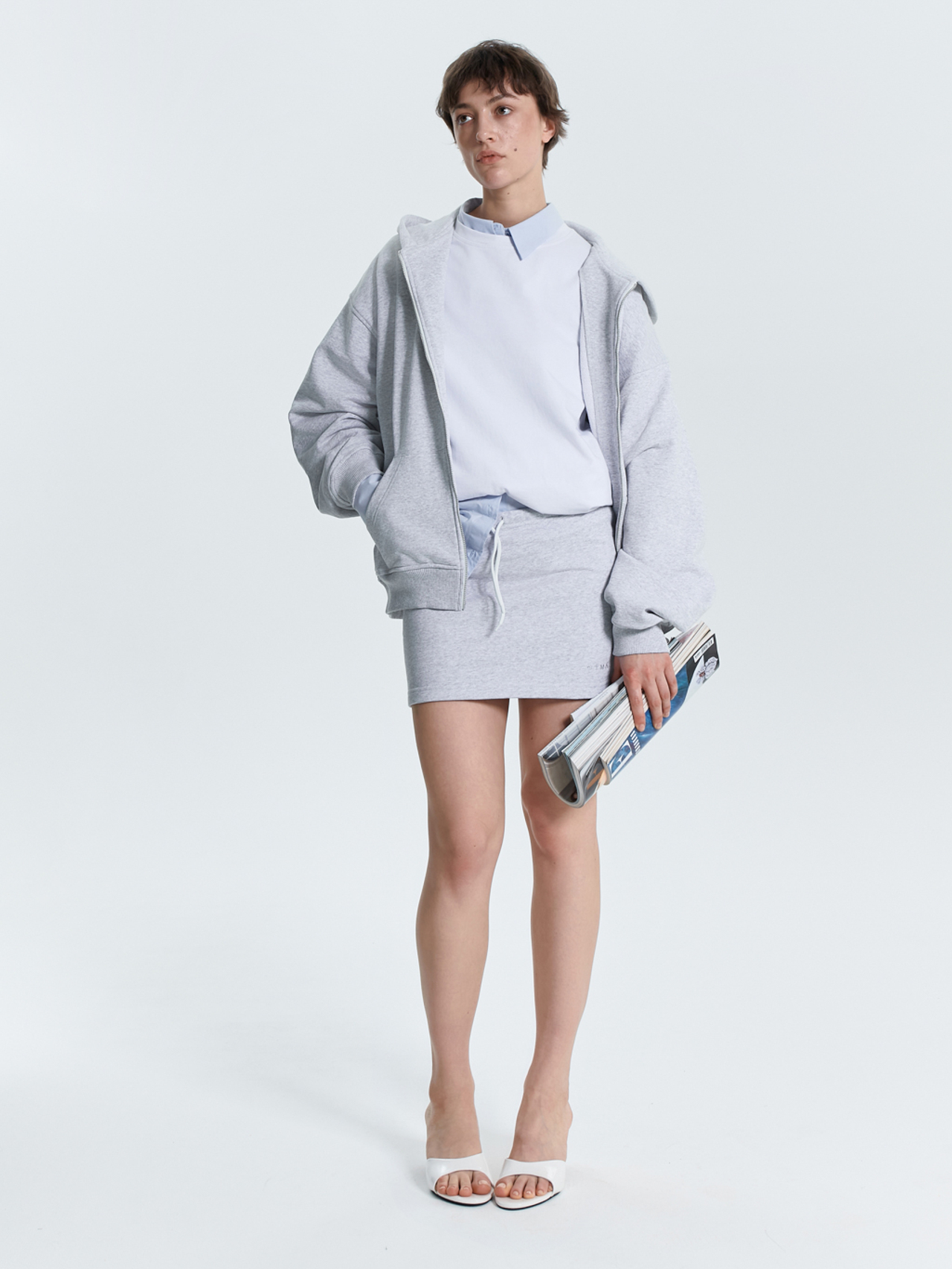 Зип худи из футера