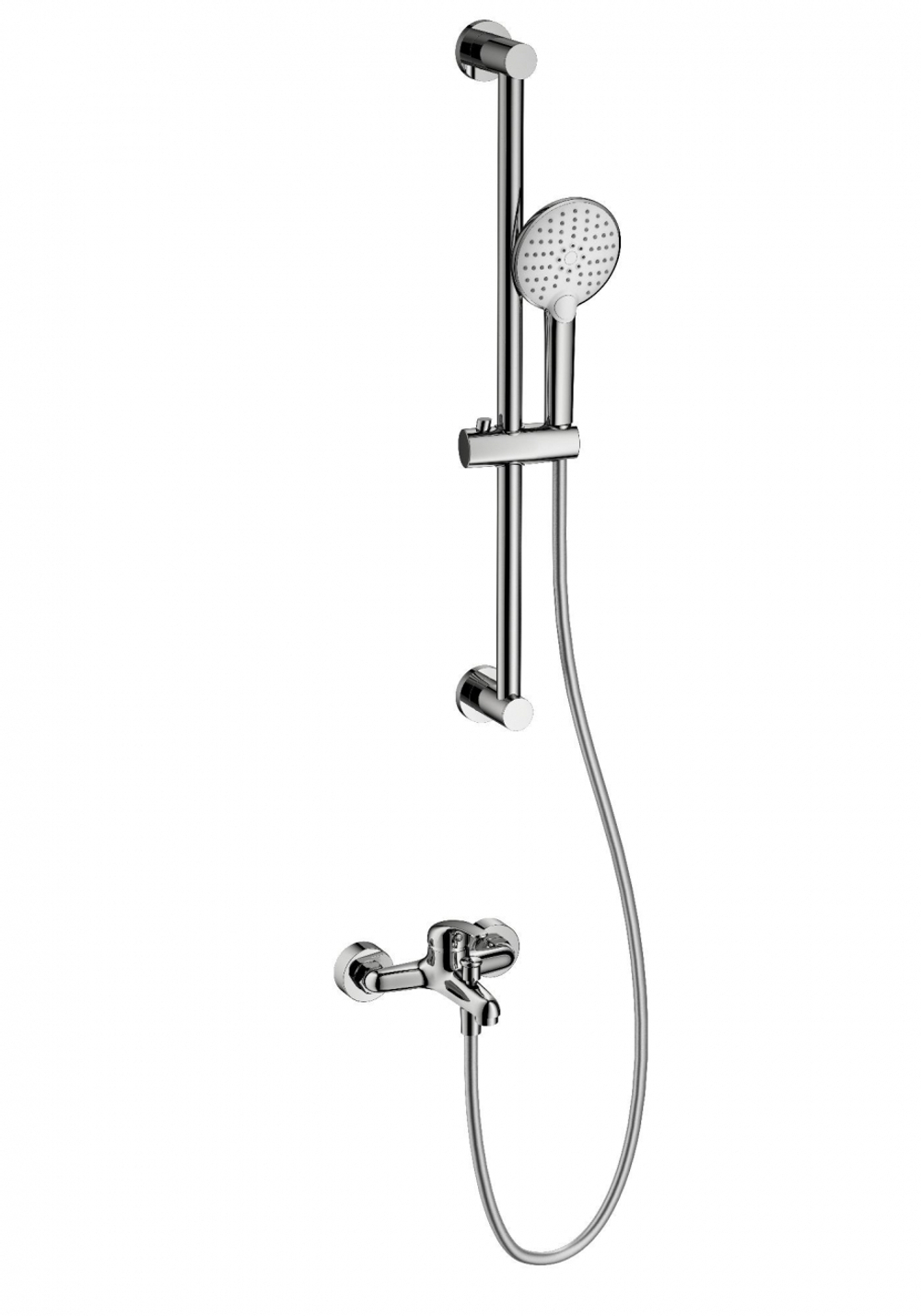 Смеситель для ванны с душевым гарнитуром WONZON & WOGHAND, Хром (WW-4560-CR)