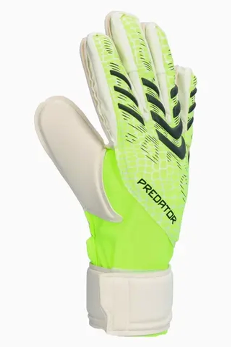 Вратарские перчатки adidas Predator Match Fingersave Junior - зеленый