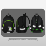 Рюкзак Berlingo Comfort "The Rules" 38*27*18см, 3 отделения, 3 кармана, эргономичная спинка