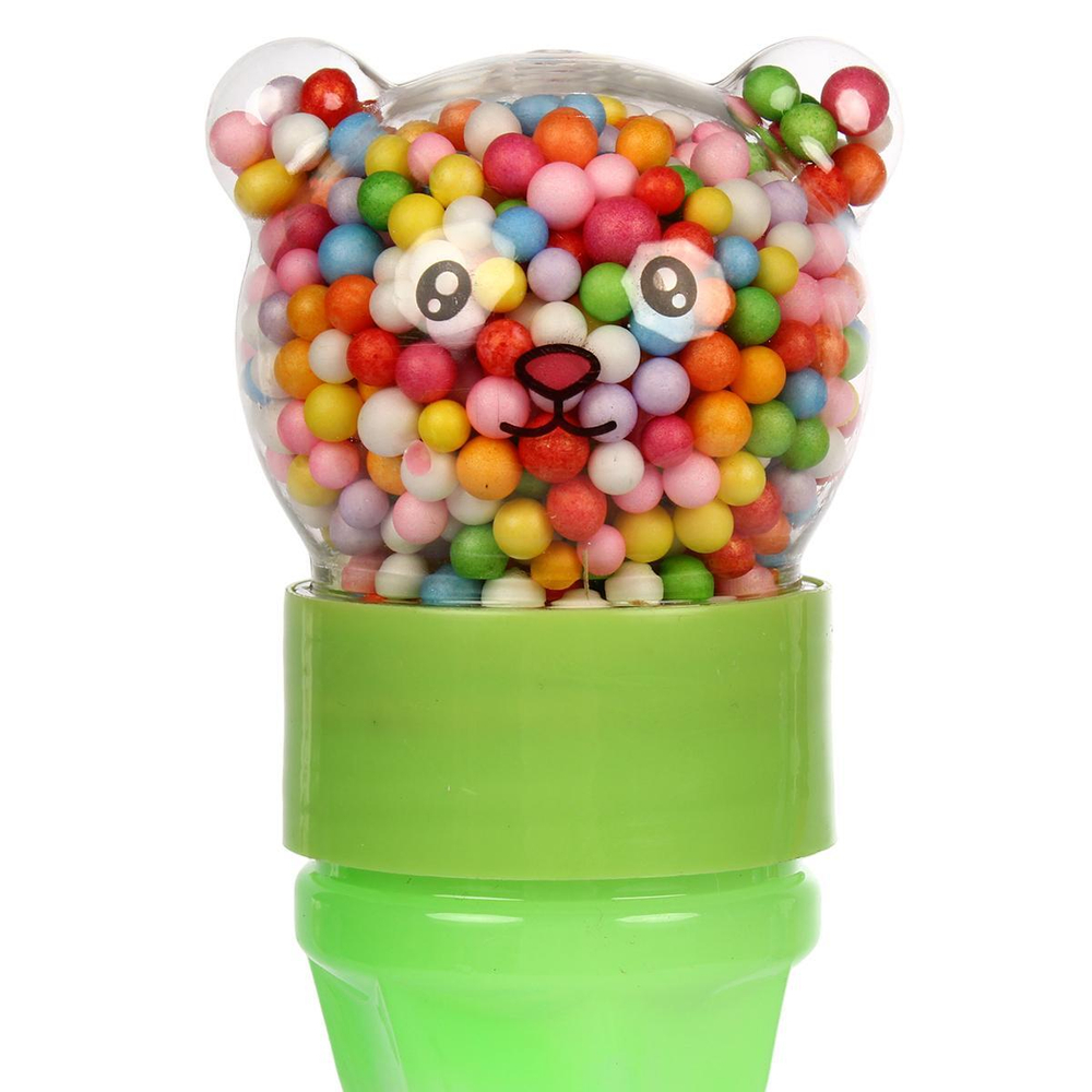 Лизун колба мишка с шариками 180г, 6 цвета микс, с-30825л
