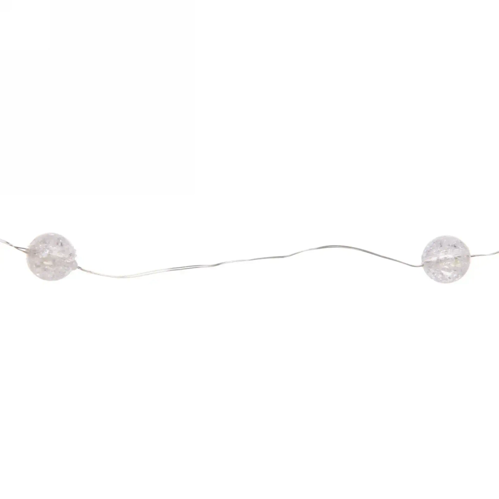 Гирлянда для дома «Жемчужина» на батарейках 2,0 м 20 ламп LED, d-1 см, 3 реж, IP-20, Зеленый