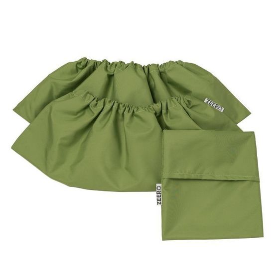 Многоразовые бахилы ZEERO Dewspo с мешочком, зеленые