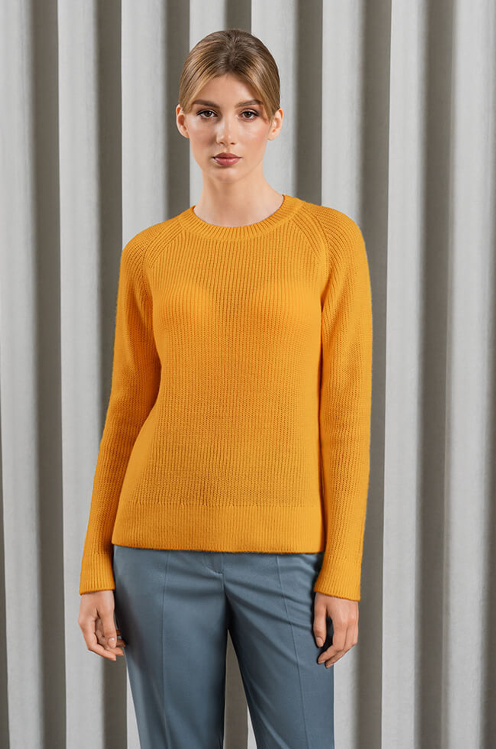 22897 Джемпер женский (оранжевый)