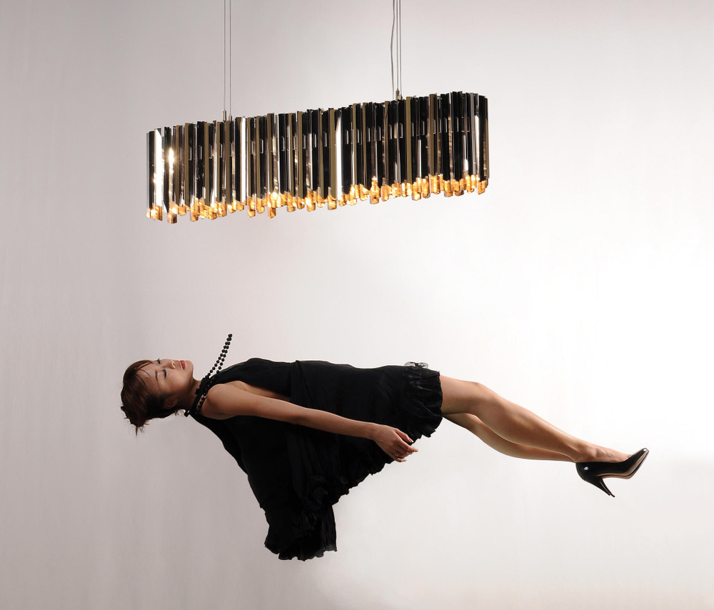Pendant design lamp  Tom Kirk Facet by Innermost D18 (Silver)