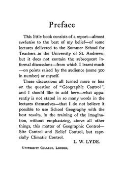 The teaching of geography | Lyde Lionel W.