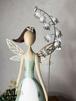 Декоративная садовая фигура "Цветочная фея с ландышем" 25x9x81 см от CAMPO Home & Garden