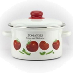 Кастрюля эмалированная 3л «Томато» 01-Б1612/4