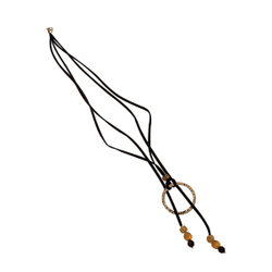 "Кирабо" подвеска в золотом покрытии из коллекции "Амазония" от Jenavi с замком карабин