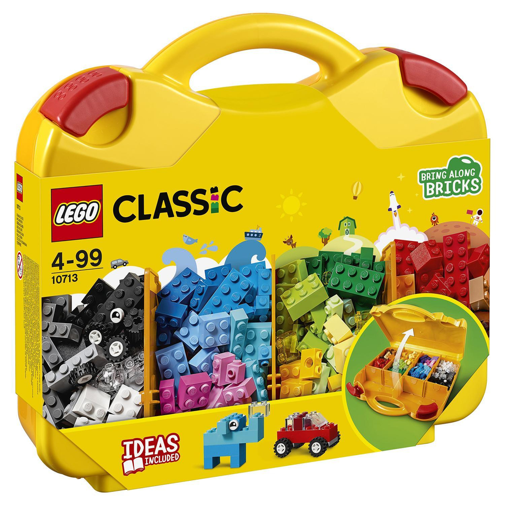 LEGO Classic: Чемоданчик для творчества и конструирования 10713 — Creative Suitcase — Лего Классик