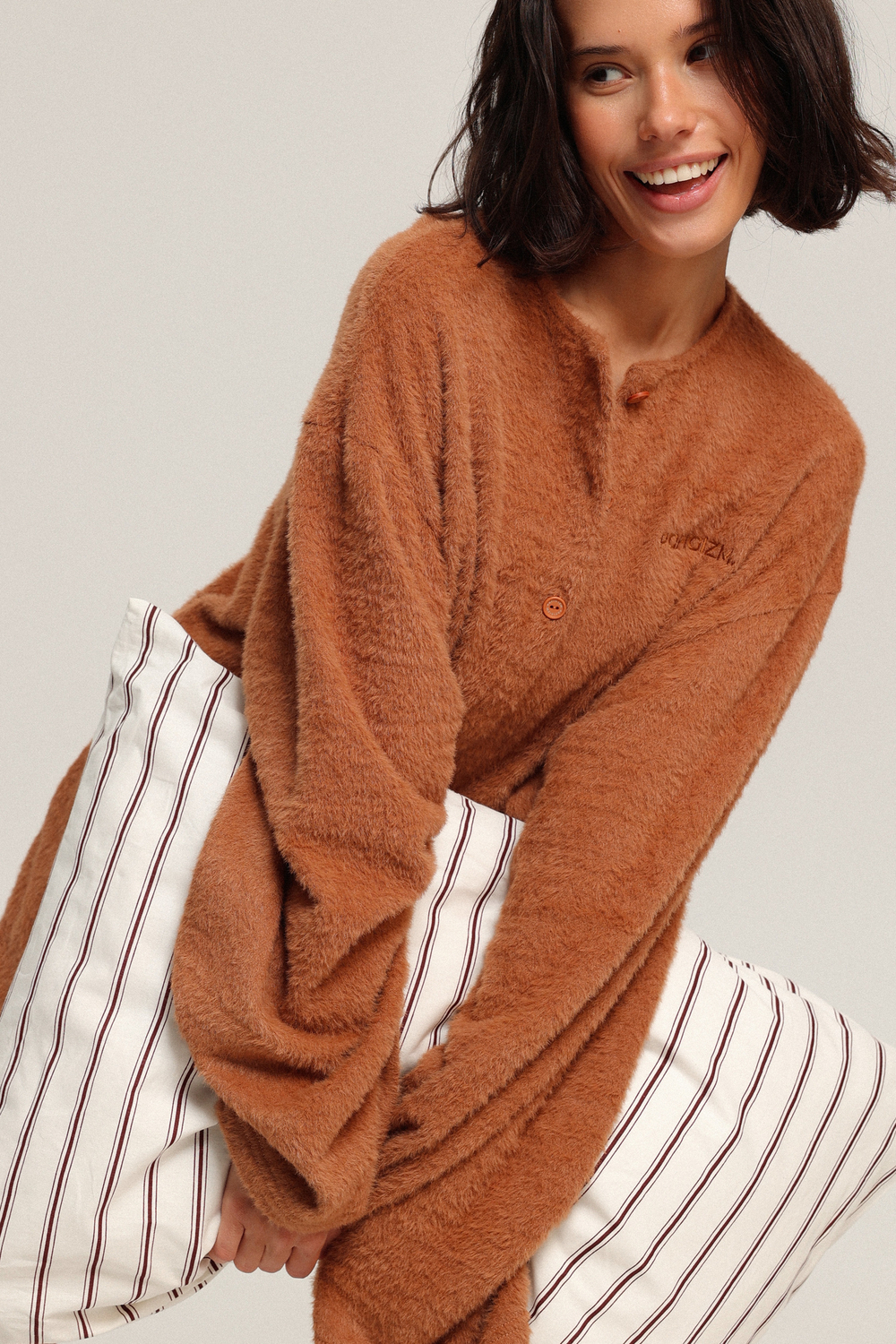 Кардиган пушистый